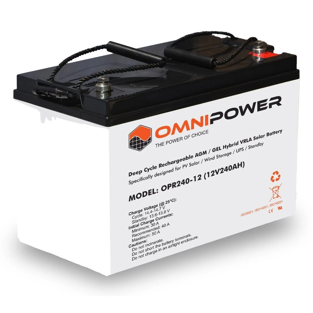 OmniPower 240Ah 12V Sealed Battery - Pik A LED