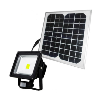 Flood Light 30W with Sensor PIR & Solar