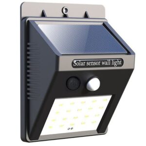 Solar Wall Light 20 LED with Motion detection & Day Night