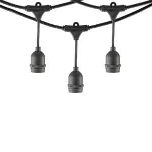 String Fitting IP65 7.5m 12 x E27 Lamp Holder