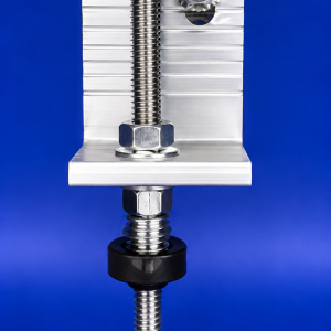 BRACKET L  + HANGER BOLT W50mm