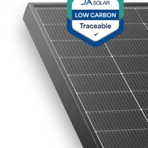 465W N-type Double Glass Monofacial LR Traceable Low Carbon 54 Cell Black Frame MC4